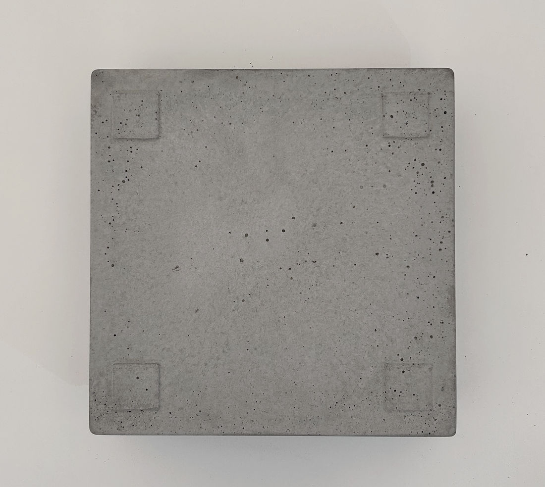Rebar-reinforced precast concrete trailer pad by Rocky Mountain Concrete